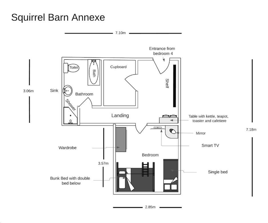 Squirrel Barn Villa Milwich Exterior photo